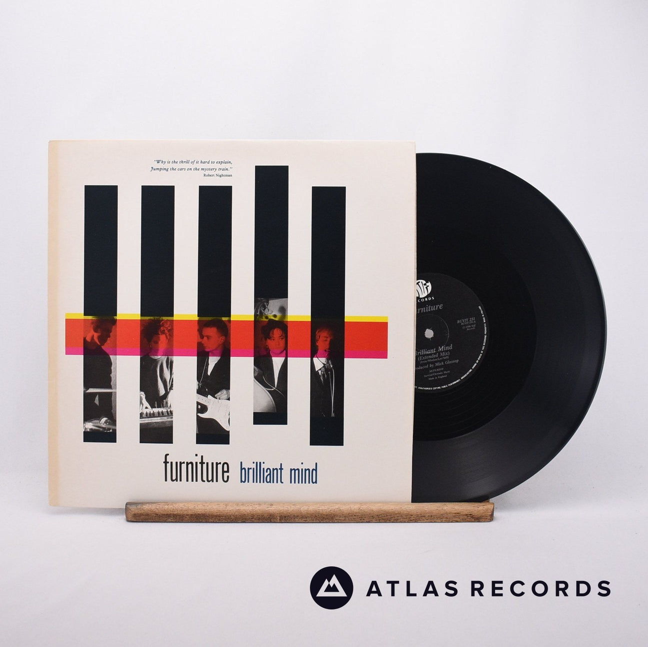 Furniture Brilliant Mind 12" Vinyl Record - Front Cover & Record