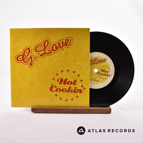 G. Love Hot Cookin' 7" Vinyl Record - Front Cover & Record