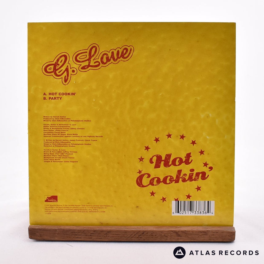 G. Love - Hot Cookin' - 7" Vinyl Record - NM/NM