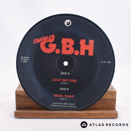 G.B.H. - Give Me Fire - Picture Disc 7" Vinyl Record - VG+