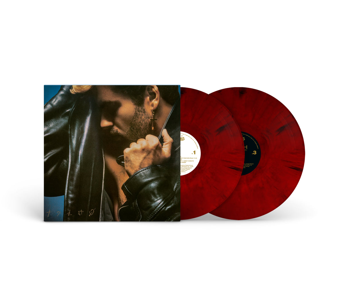 George Michael - Faith - Red / Black Marble Double LP