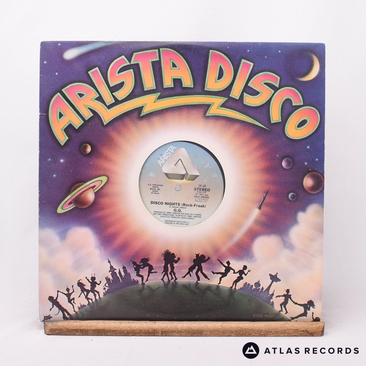 GQ Disco Nights 12" Vinyl Record - In Sleeve