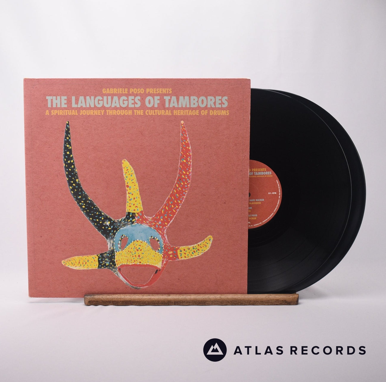 Gabriele Poso The Languages Of Tambores 2 x 12" Vinyl Record - Front Cover & Record