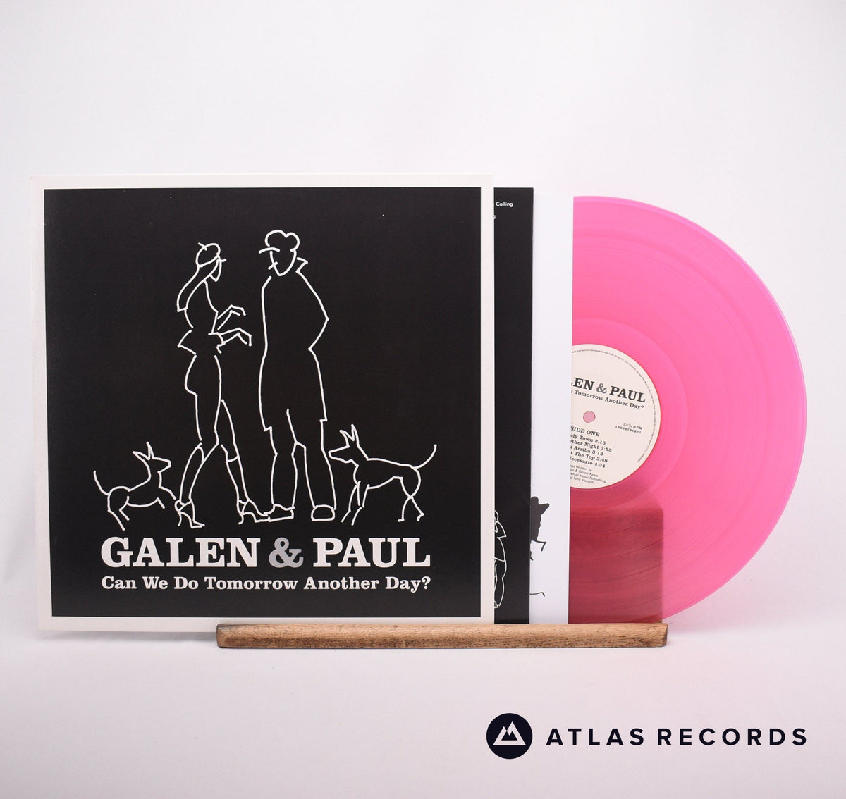 Galen & Paul Can We Do Tomorrow Another Day? LP Vinyl Record - Front Cover & Record
