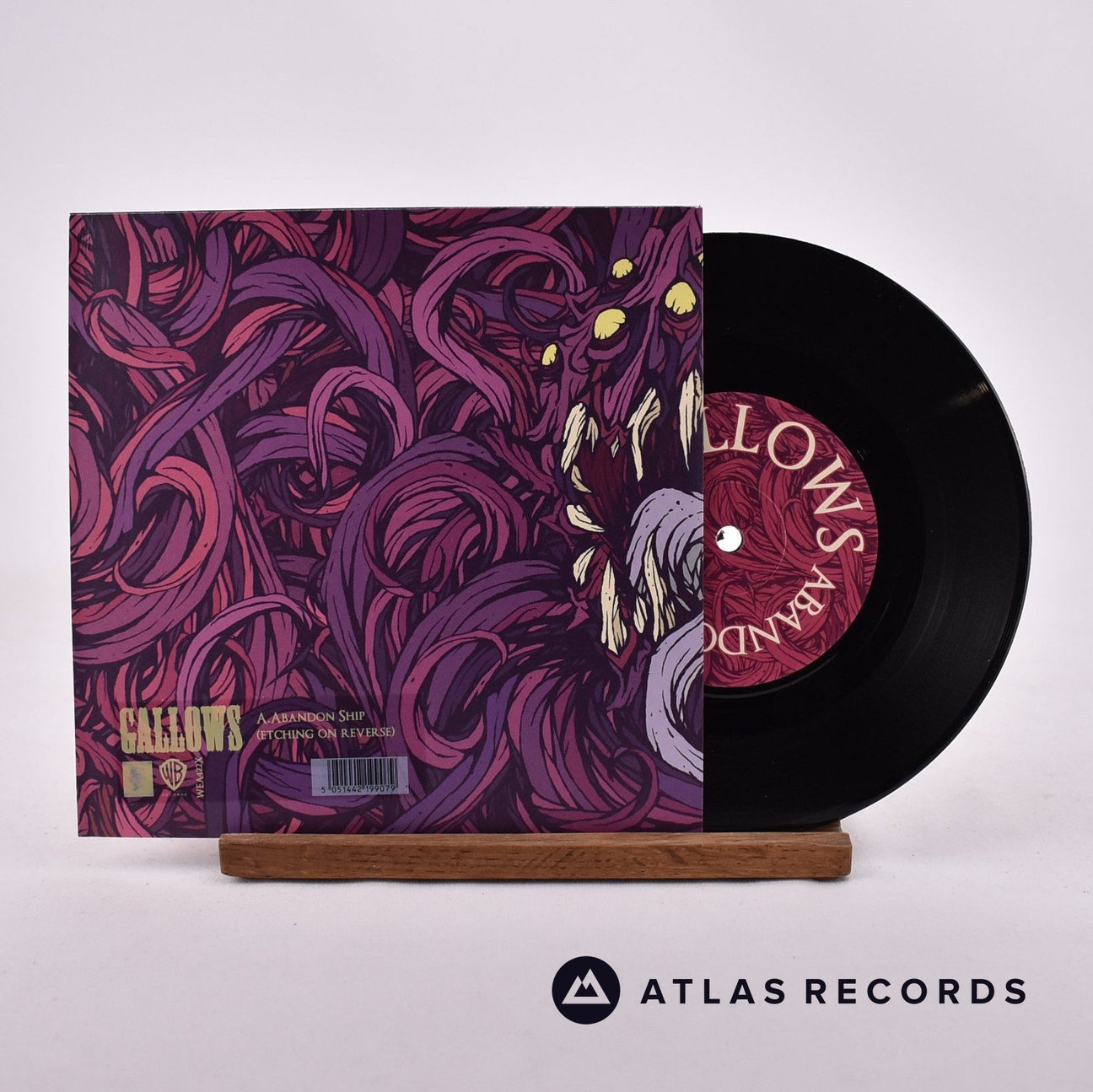Gallows Abandon Ship 7" Vinyl Record - Front Cover & Record