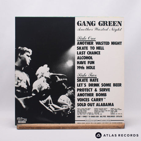 Gang Green - Another Wasted Night - Repress LP Vinyl Record - EX/VG+