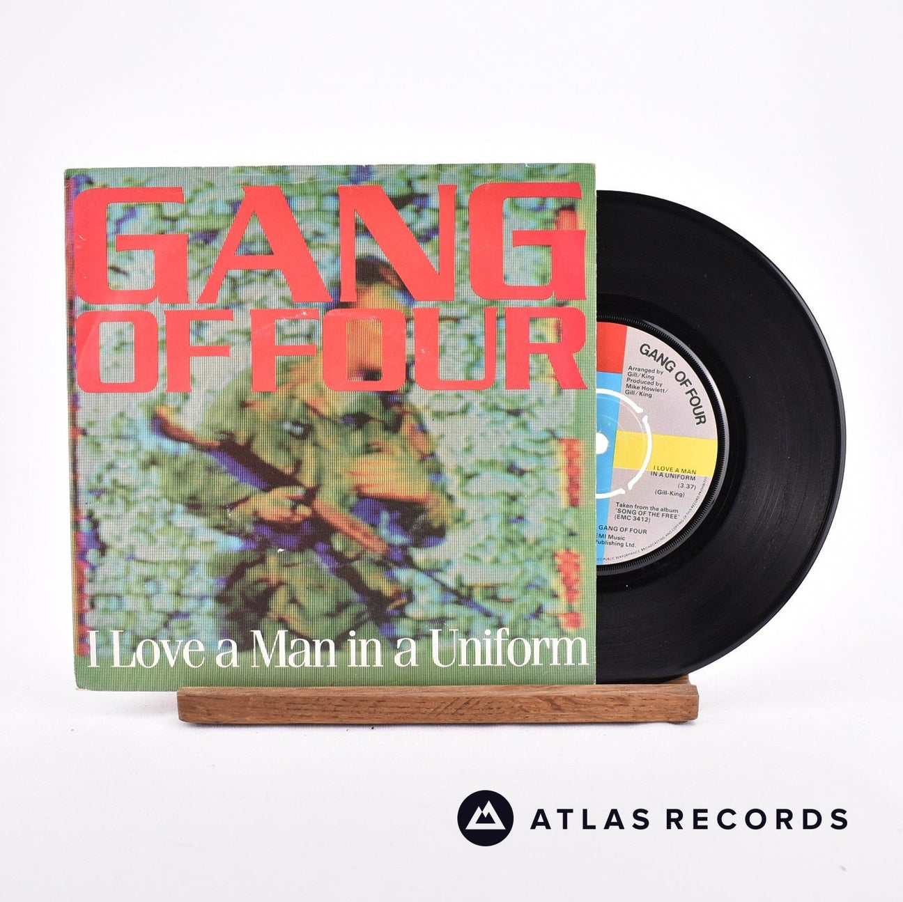Gang Of Four I Love A Man In A Uniform 7" Vinyl Record - Front Cover & Record