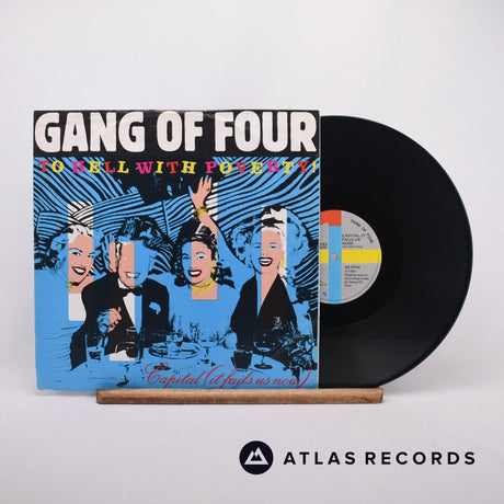 Gang Of Four To Hell With Poverty 12" Vinyl Record - Front Cover & Record