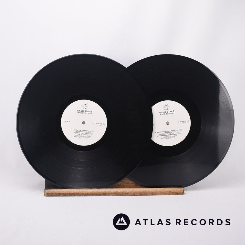 Gang Starr - Hard To Earn - Reissue 2 x LP Vinyl Record - EX/VG+