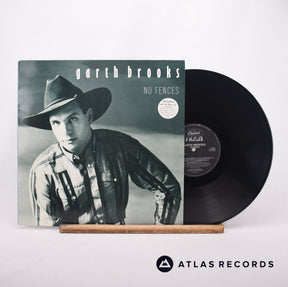 Garth Brooks No Fences LP Vinyl Record - Front Cover & Record