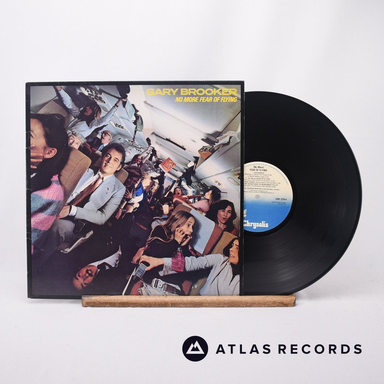 Gary Brooker No More Fear Of Flying LP Vinyl Record - Front Cover & Record