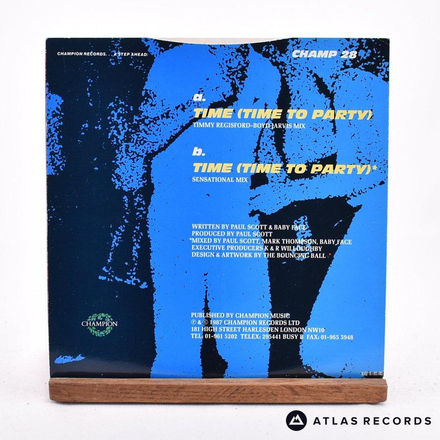 Gary L. - Time (Time To Party) - 7" Vinyl Record - EX/VG+