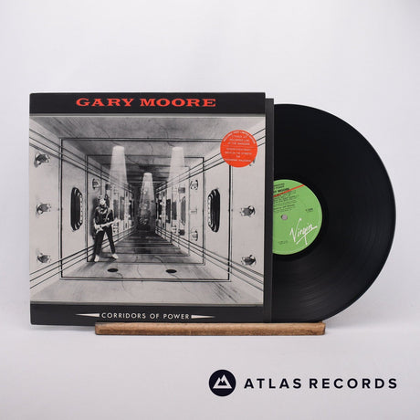 Gary Moore Corridors Of Power LP Vinyl Record - Front Cover & Record