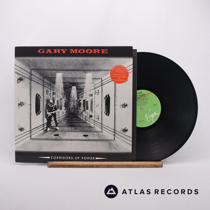Gary Moore Corridors Of Power LP Vinyl Record - Front Cover & Record