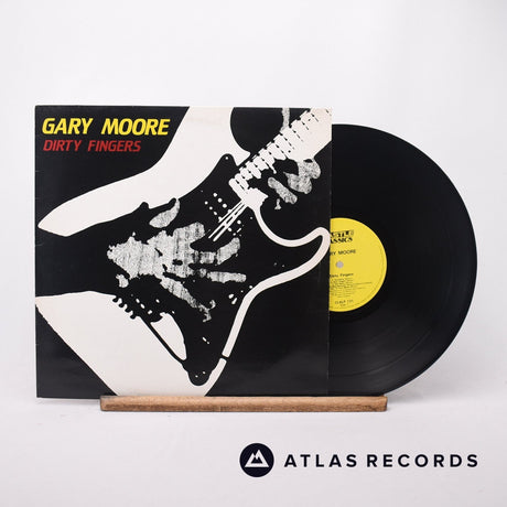 Gary Moore Dirty Fingers LP Vinyl Record - Front Cover & Record