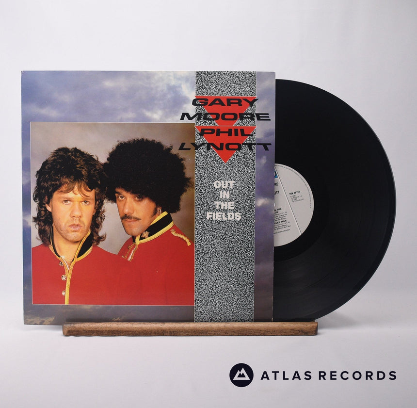 Gary Moore Out In The Fields 12" Vinyl Record - Front Cover & Record