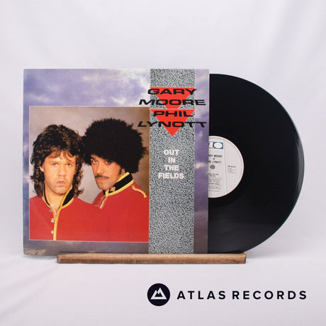 Gary Moore Out In The Fields 12" Vinyl Record - Front Cover & Record