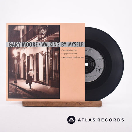 Gary Moore Walking By Myself 7" Vinyl Record - Front Cover & Record