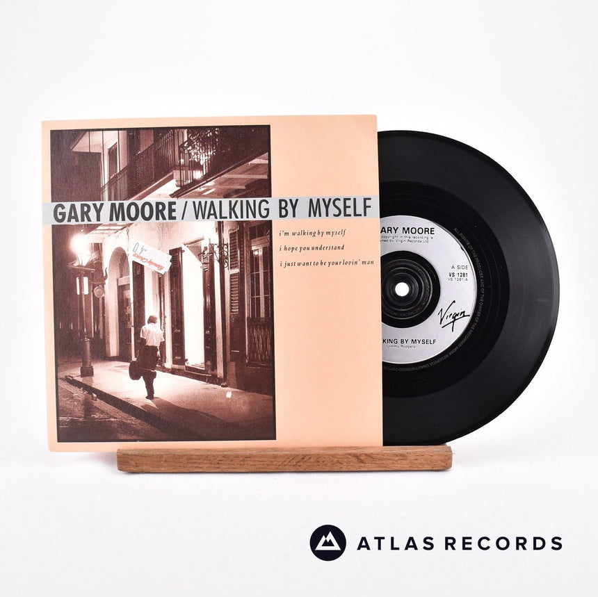 Gary Moore Walking By Myself 7" Vinyl Record - Front Cover & Record