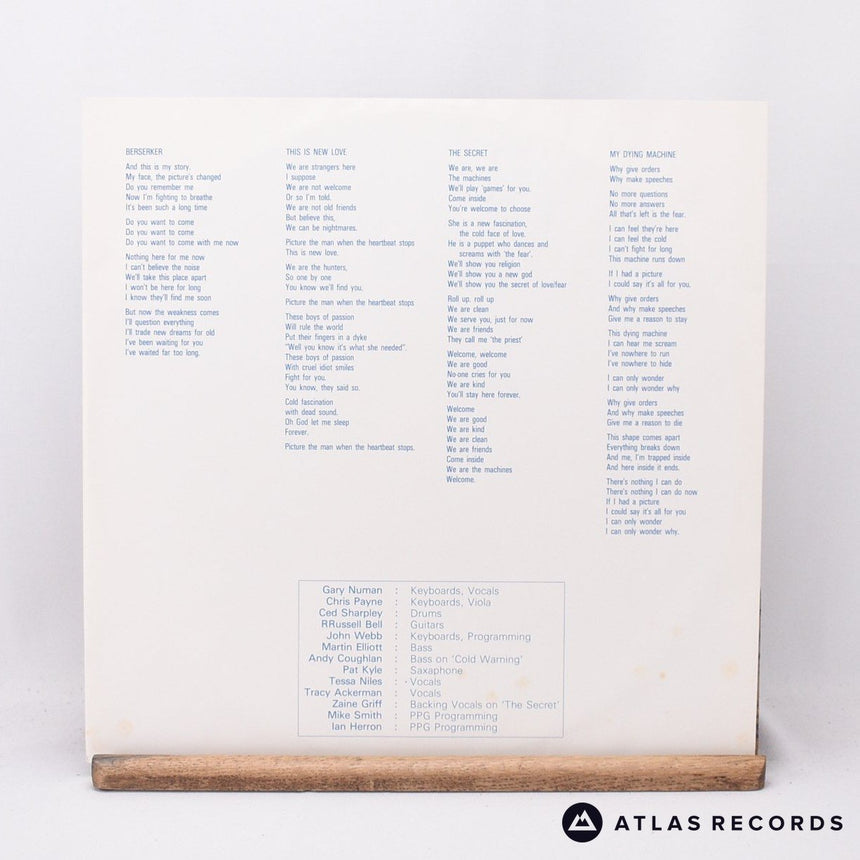 Gary Numan - Berserker - Bilbo Damont LP Vinyl Record - EX/EX