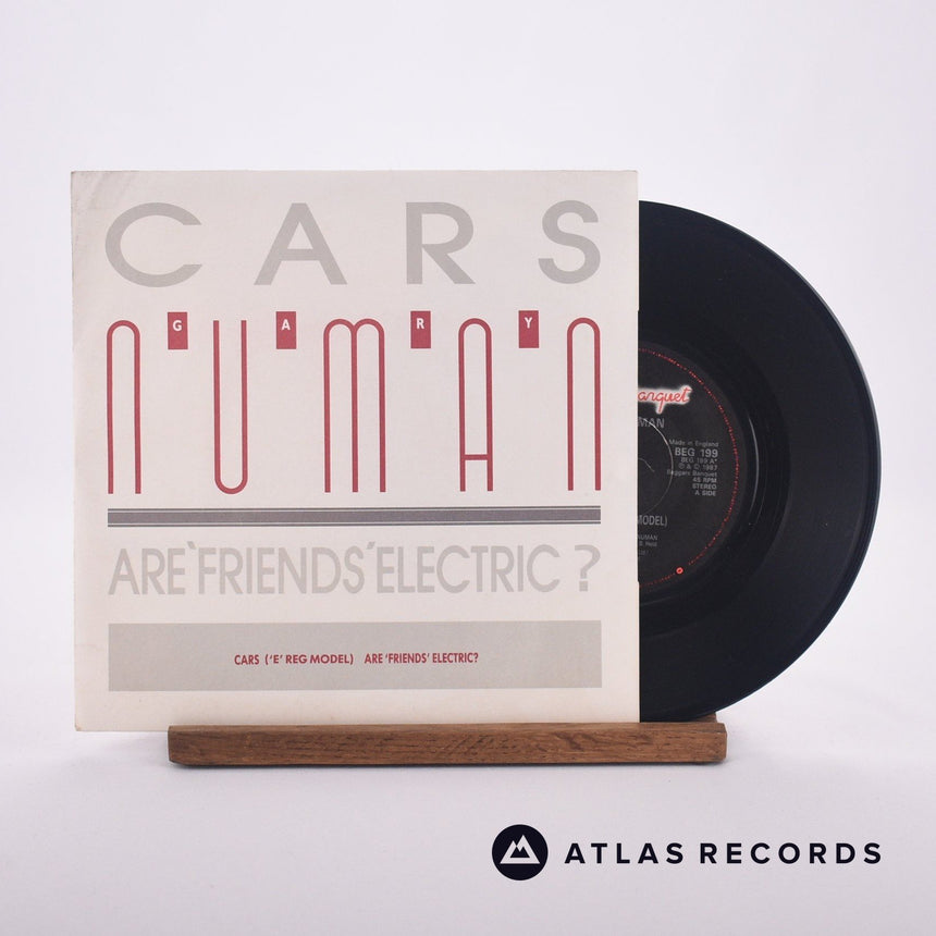 Gary Numan Cars 7" Vinyl Record - Front Cover & Record