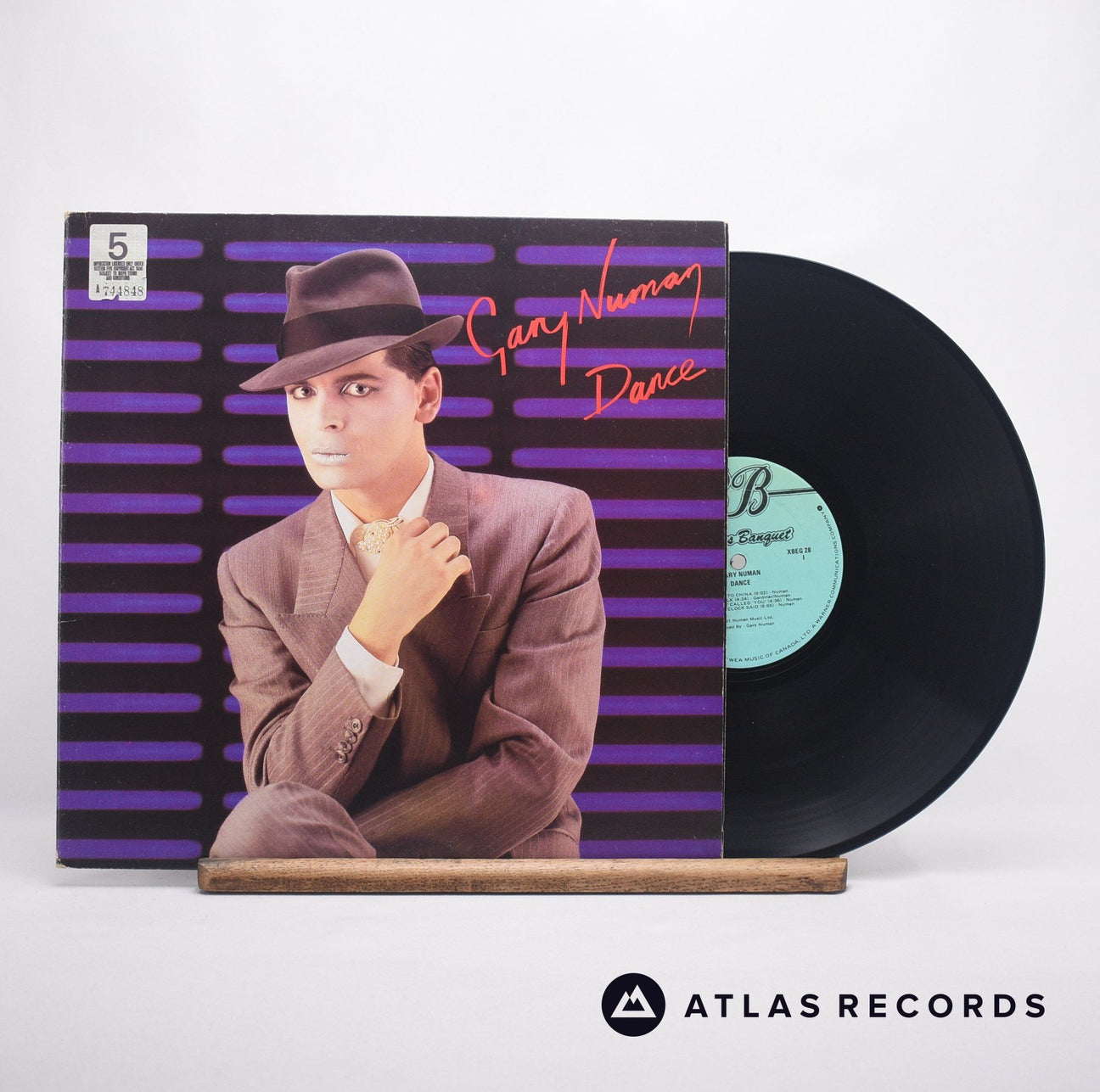 Gary Numan Dance LP Vinyl Record - Front Cover & Record