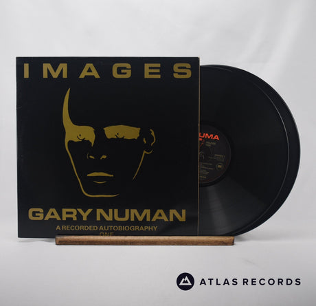 Gary Numan Images One & Two Double LP Vinyl Record - Front Cover & Record