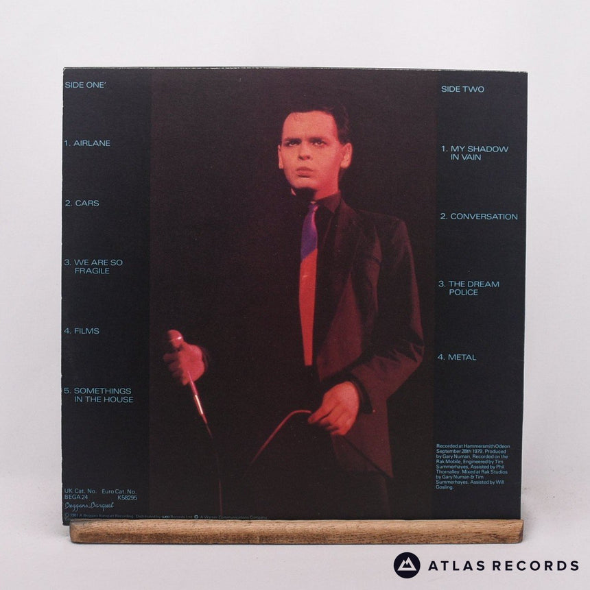 Gary Numan - Living Ornaments '79 - Insert Mpo Misprint LP Vinyl Record - EX/EX