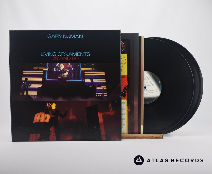 Gary Numan Living Ornaments '79 And '80 2 x LP Box Set Vinyl Record - Front Cover & Record