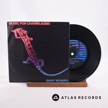 Gary Numan Music For Chameleons 7" Vinyl Record - Front Cover & Record