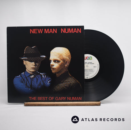 Gary Numan New Man Numan - The Best Of Gary Numan LP Vinyl Record - Front Cover & Record