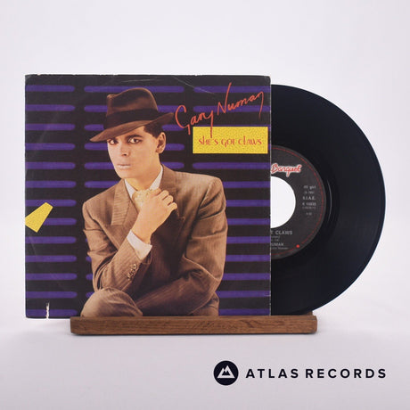 Gary Numan She's Got Claws 7" Vinyl Record - Front Cover & Record