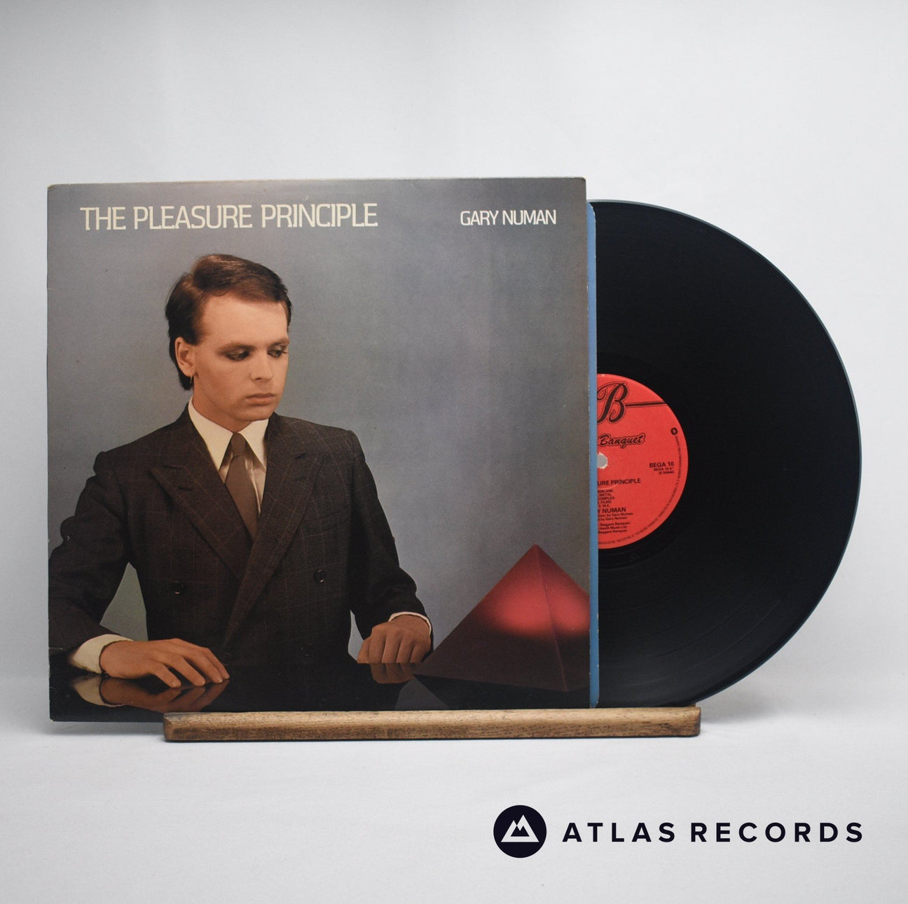 Gary Numan The Pleasure Principle LP Vinyl Record - Front Cover & Record