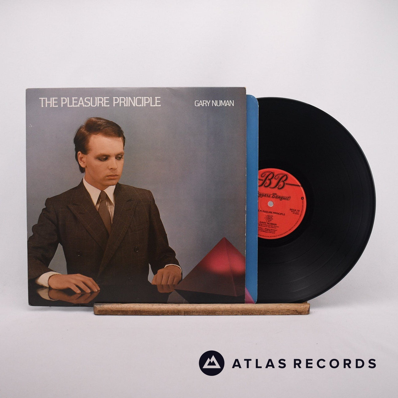 Gary Numan The Pleasure Principle LP Vinyl Record - Front Cover & Record