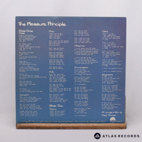 Gary Numan - The Pleasure Principle - Strawberry A1 LP Vinyl Record - EX/EX