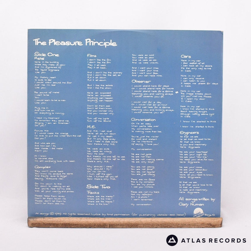 Gary Numan - The Pleasure Principle - Strawberry A1 B1 LP Vinyl Record - EX/EX