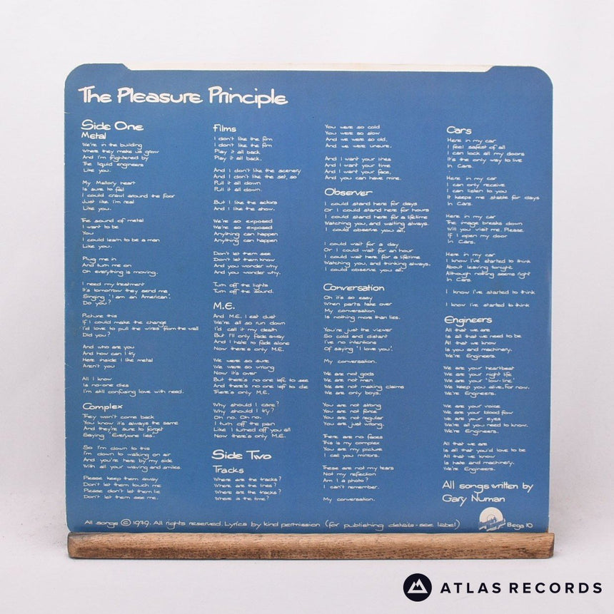 Gary Numan - The Pleasure Principle - Strawberry A1 B1 LP Vinyl Record - VG+/EX