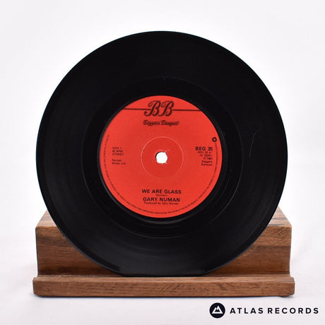Gary Numan - We Are Glass - Strawberry 7" Vinyl Record - EX/EX