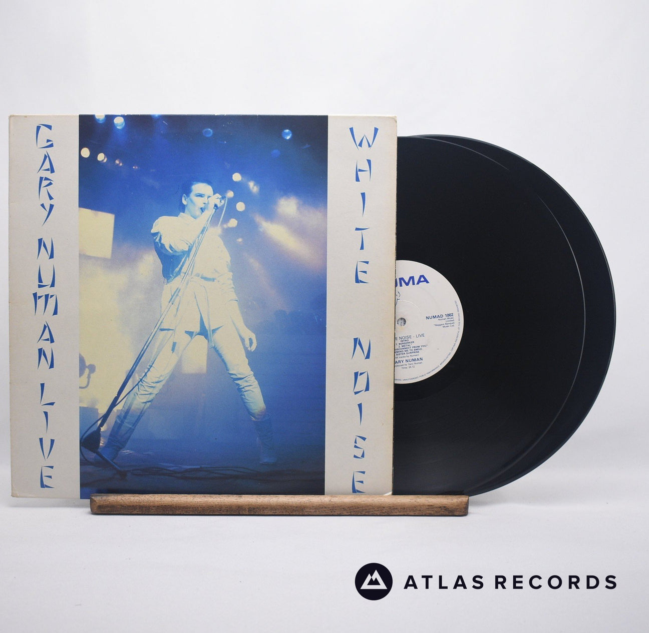 Gary Numan White Noise Double LP Vinyl Record - Front Cover & Record