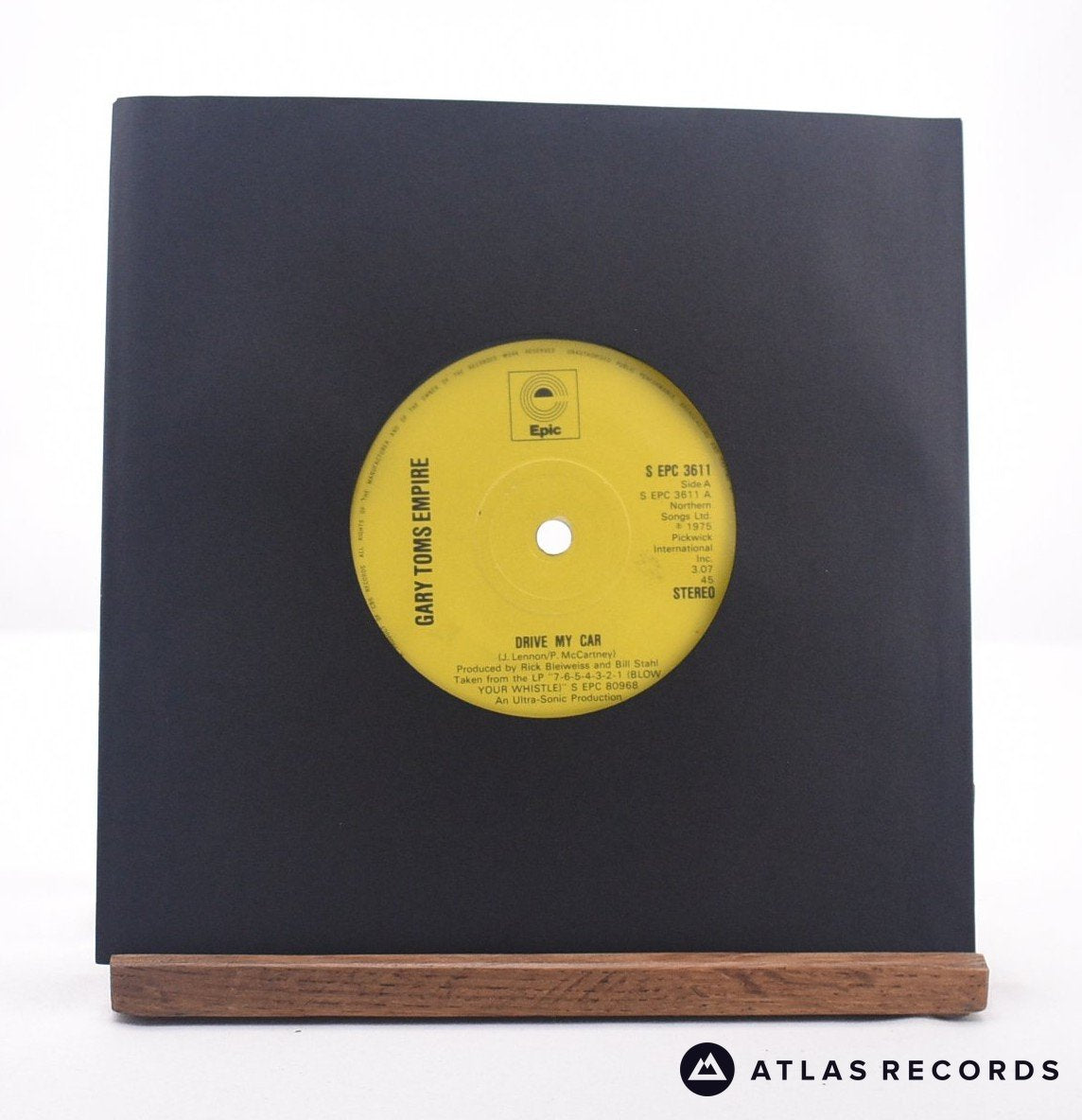 Gary Toms Empire Drive My Car 7" Vinyl Record - In Sleeve