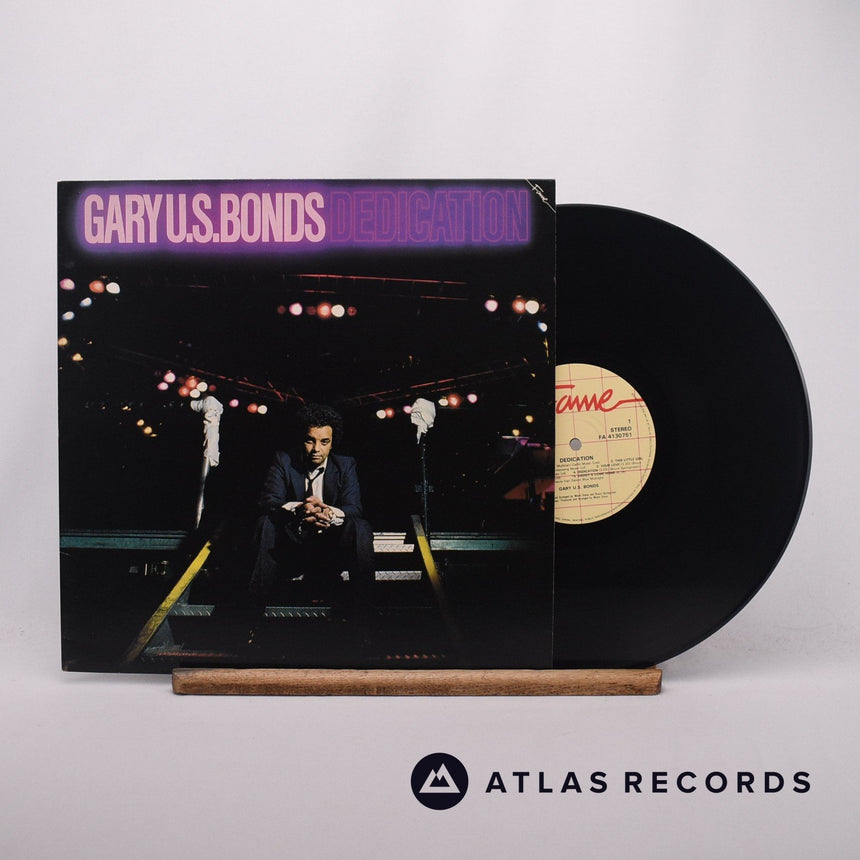 Gary U.S. Bonds Dedication LP Vinyl Record - Front Cover & Record