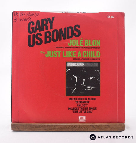 Gary U.S. Bonds - Jolé Blon - 7" Vinyl Record - VG+/NM
