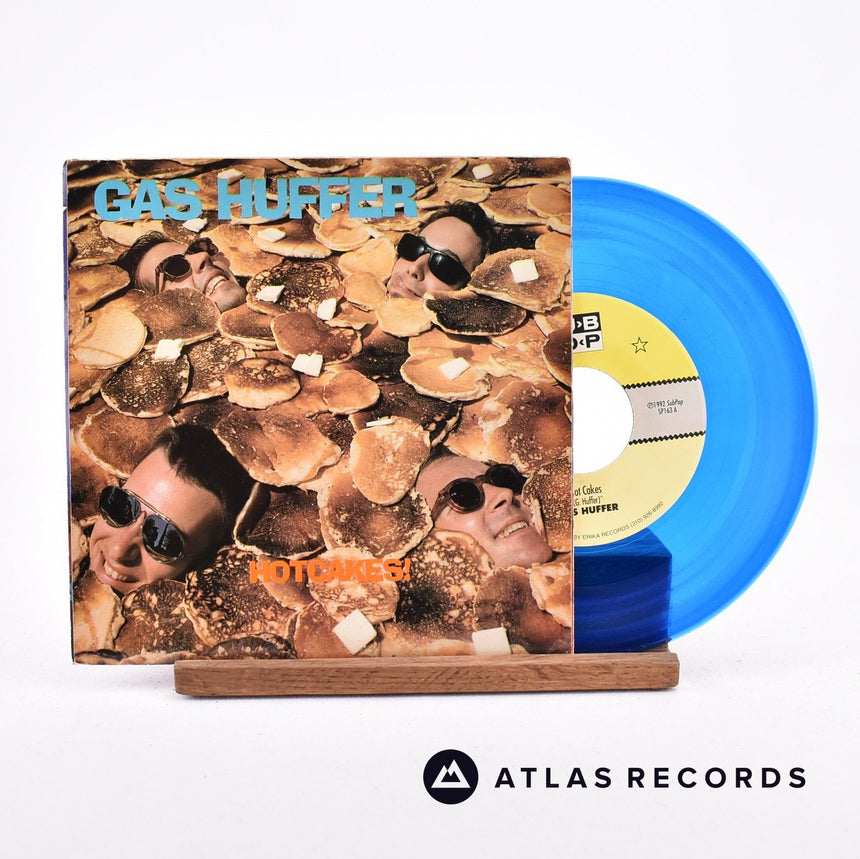 Gas Huffer Hot Cakes! 7" Vinyl Record - Front Cover & Record