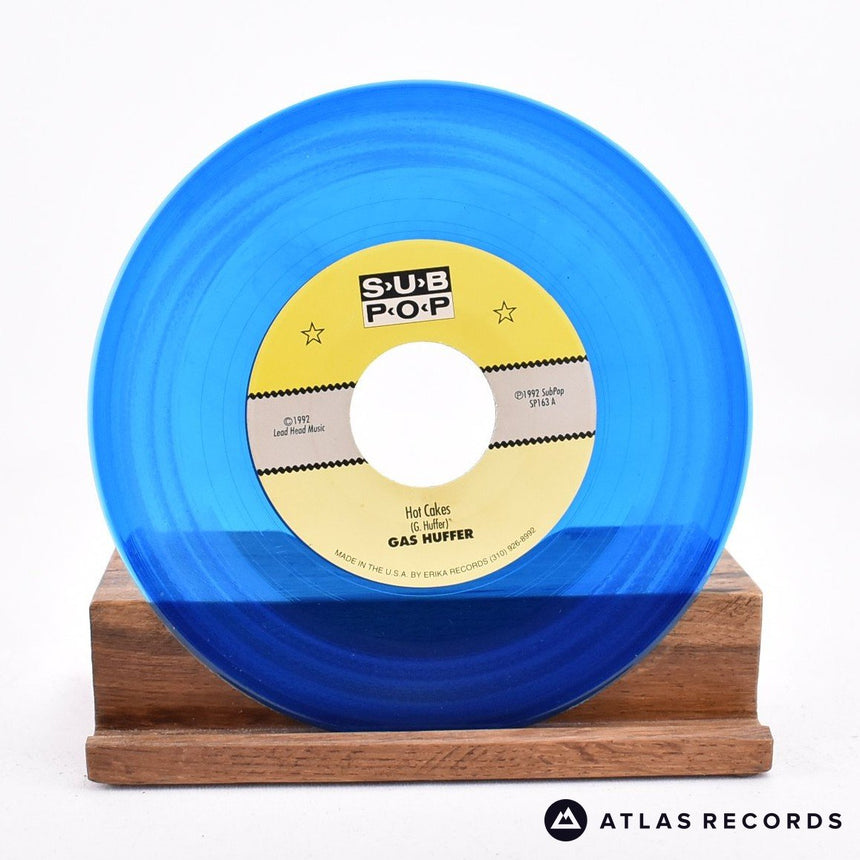 Gas Huffer - Hot Cakes! - Blue Translucent Us 7" Vinyl Record - EX/EX