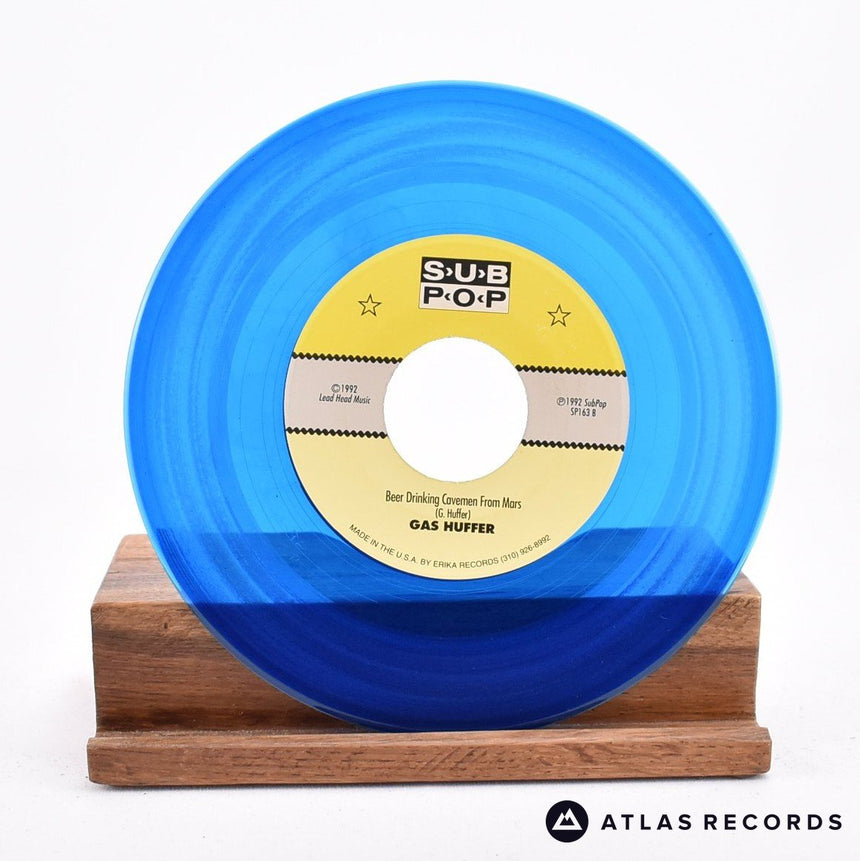 Gas Huffer - Hot Cakes! - Blue Translucent Us 7" Vinyl Record - EX/EX