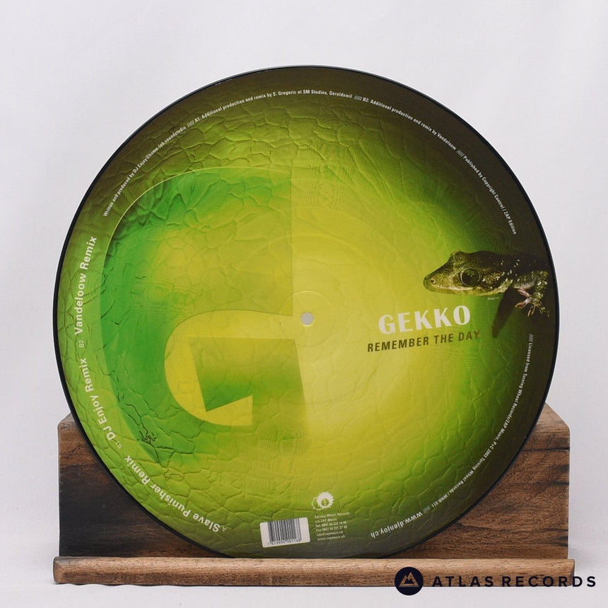 Gekko - Remember The Day - Picture Disc 12" Vinyl Record - EX
