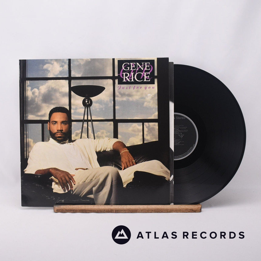 Gene Rice Just For You LP Vinyl Record - Front Cover & Record