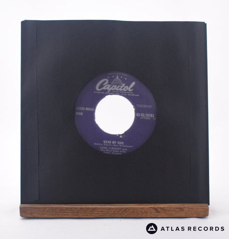 Gene Vincent & His Blue Caps - Lotta Lovin'/ Wear My Ring - 7" Vinyl Record - VG+
