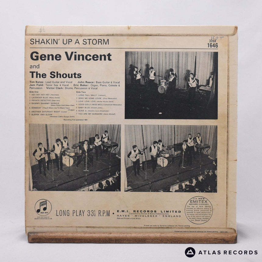 Gene Vincent - Shakin Up A Storm - Mono 1N LP Vinyl Record - VG+/VG+