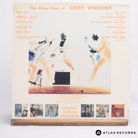 Gene Vincent - The Crazy Beat Of Gene Vincent - LP Vinyl Record - VG+/EX